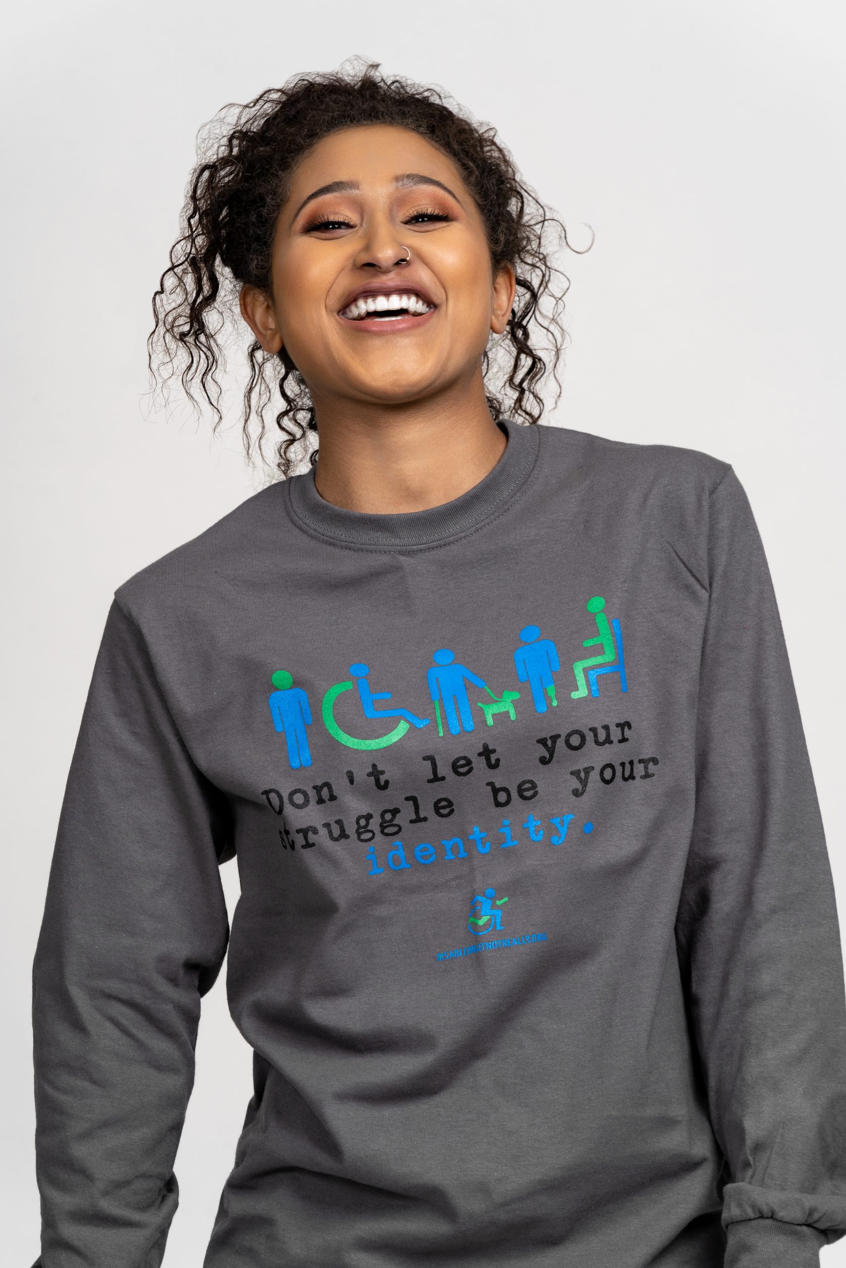 Don’t Let Your Struggle Be Your Identity- Tri-Blend Long Sleeve Shirt